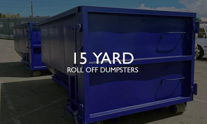 15 Yard Roll Off Dumpster HIWASTE Category