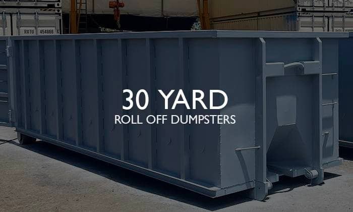 30 Yard Roll Off Dumpster HIWASTE Category