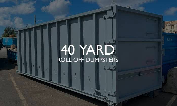 40 Yard Roll Off Dumpster HIWASTE Category