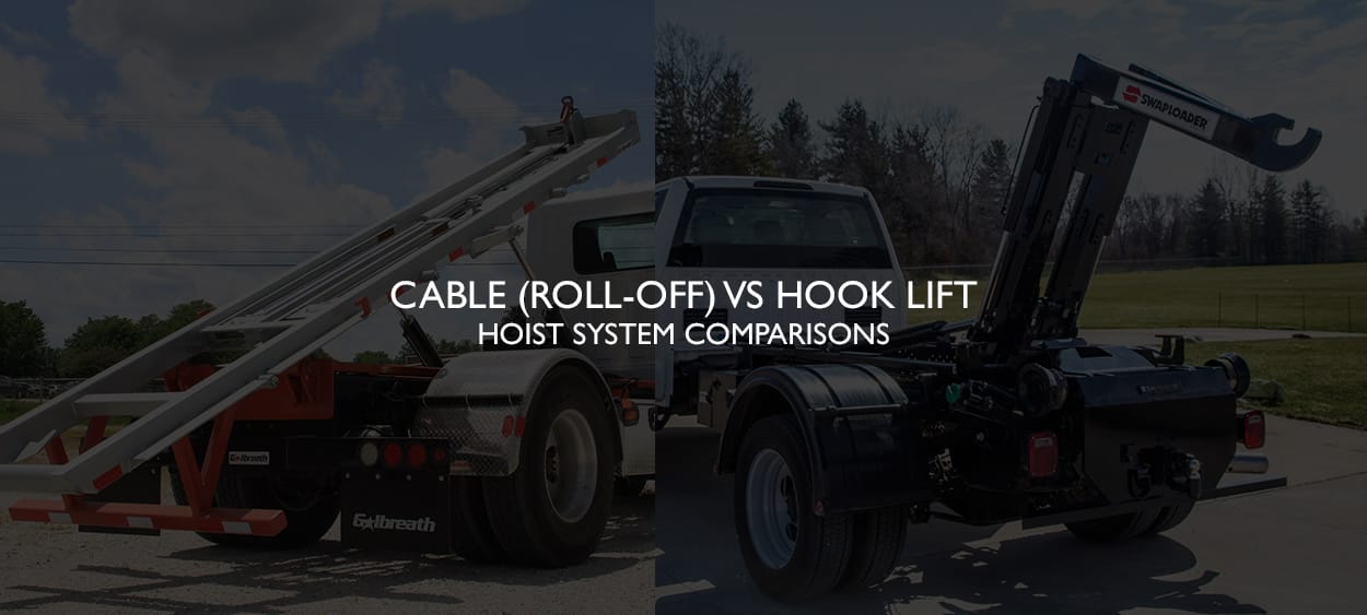 Cable (RollOff) Hoist vs. Hooklift Hoist Systems HIWASTE MFG.